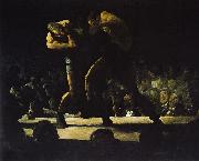 George Wesley Bellows Club Night oil